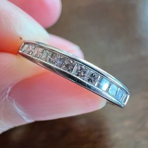 Kay Jewelers Diamond Wedding Band Princess-cut 14k White Gold